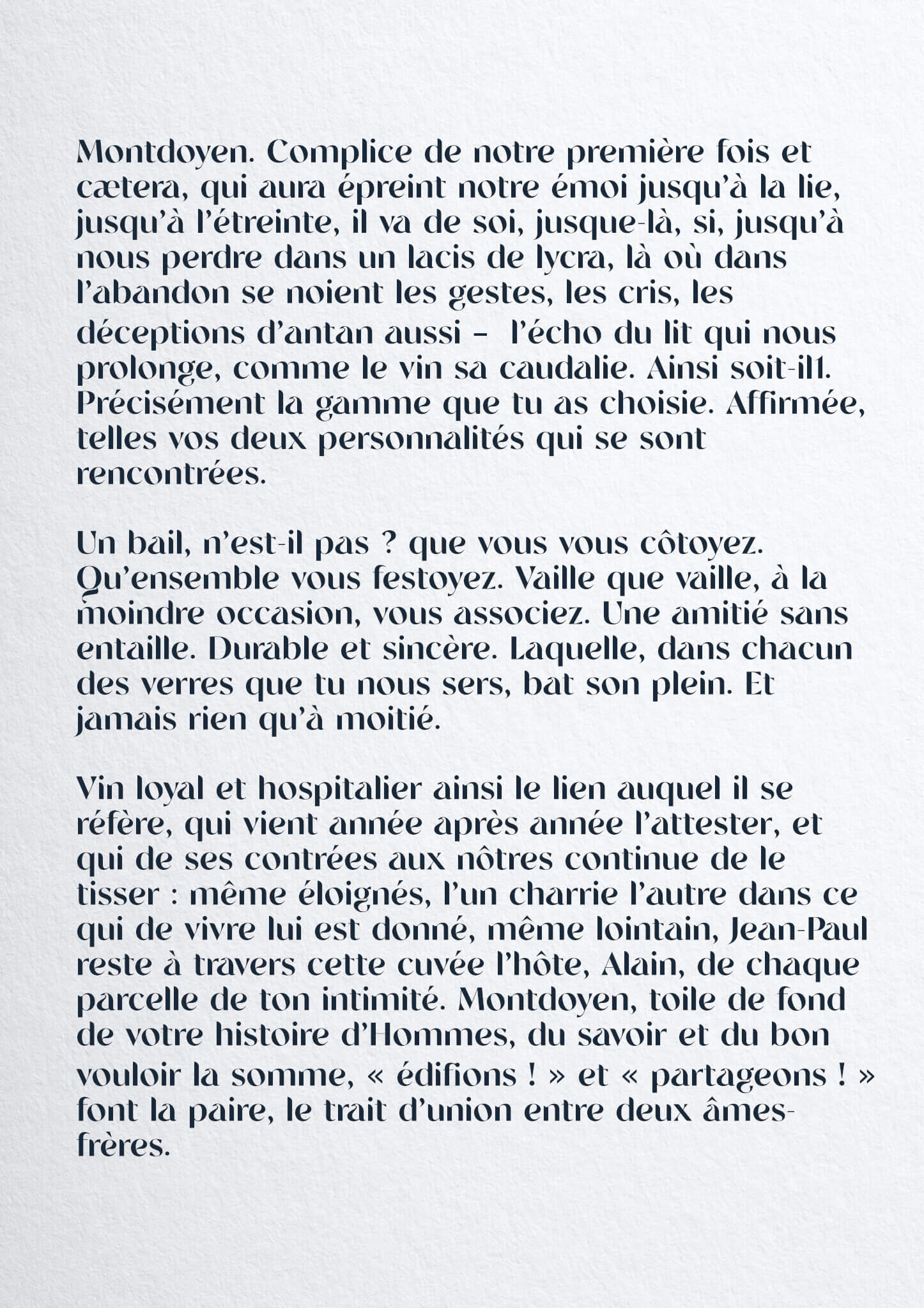 Le Cartel, manuscrit, morceau choisi Le Cartel, manuscrit, morceau choisi